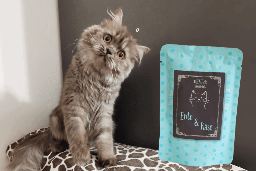 Šlapias maistas katėms iš Vokietijos 🇩🇪 - skaniausia tyrė Reico mEATzie Ente & Käse Šlapias maistas katėms iš Vokietijos 🇩🇪 - skaniausia tyrė Reico mEATzie Ente & Käse